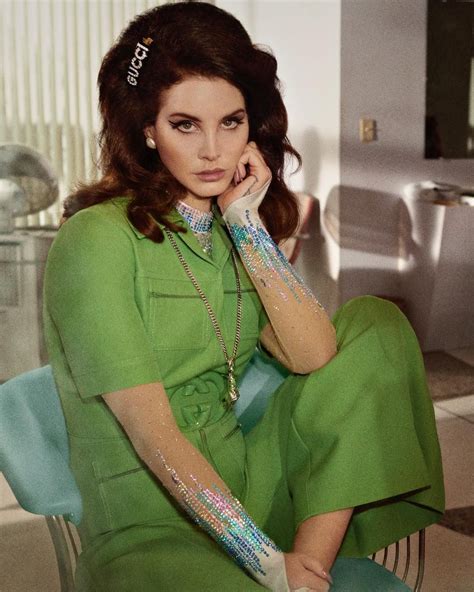 Lana Del Rey in gucci